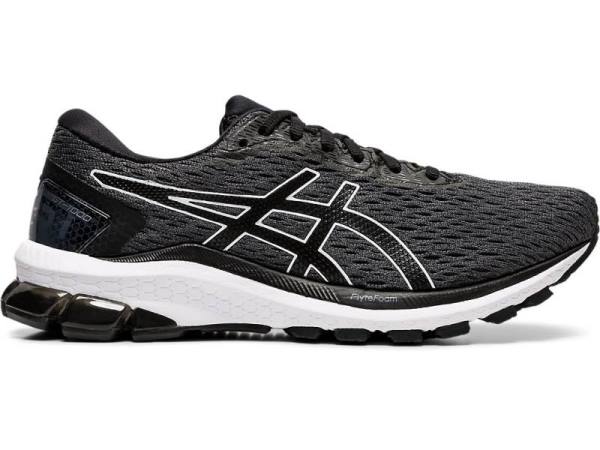 Asics Hardloopschoenen Dames, GT-1000 Zwart/Grijs - Asics Nieuwste | B9381456-XT